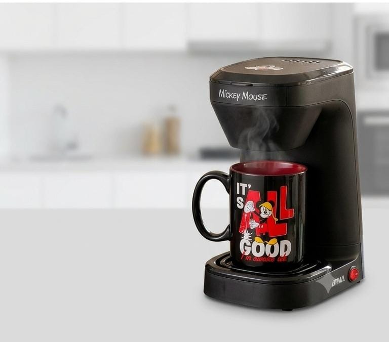 CAFETERA PERSONAL ATMA MICKEY CON TAZA