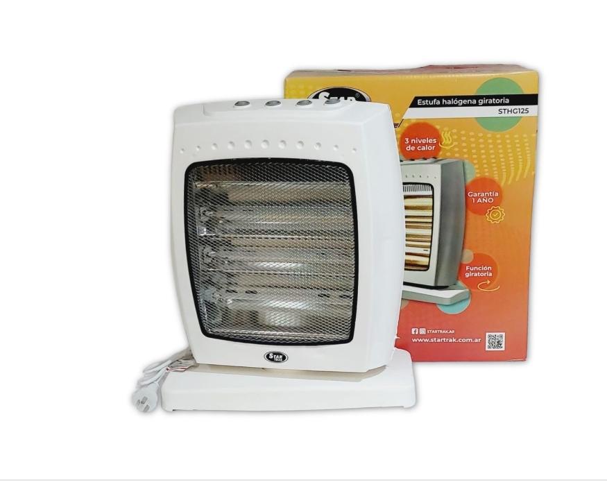 CALEFACCION ESTUFA HALOGENA STARTRACK GIRATORIA 3V
