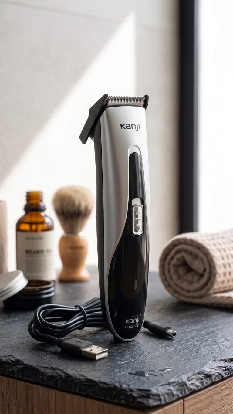 CORTADORA DE BARBA KANJI BEAUTY USB PLAETADA