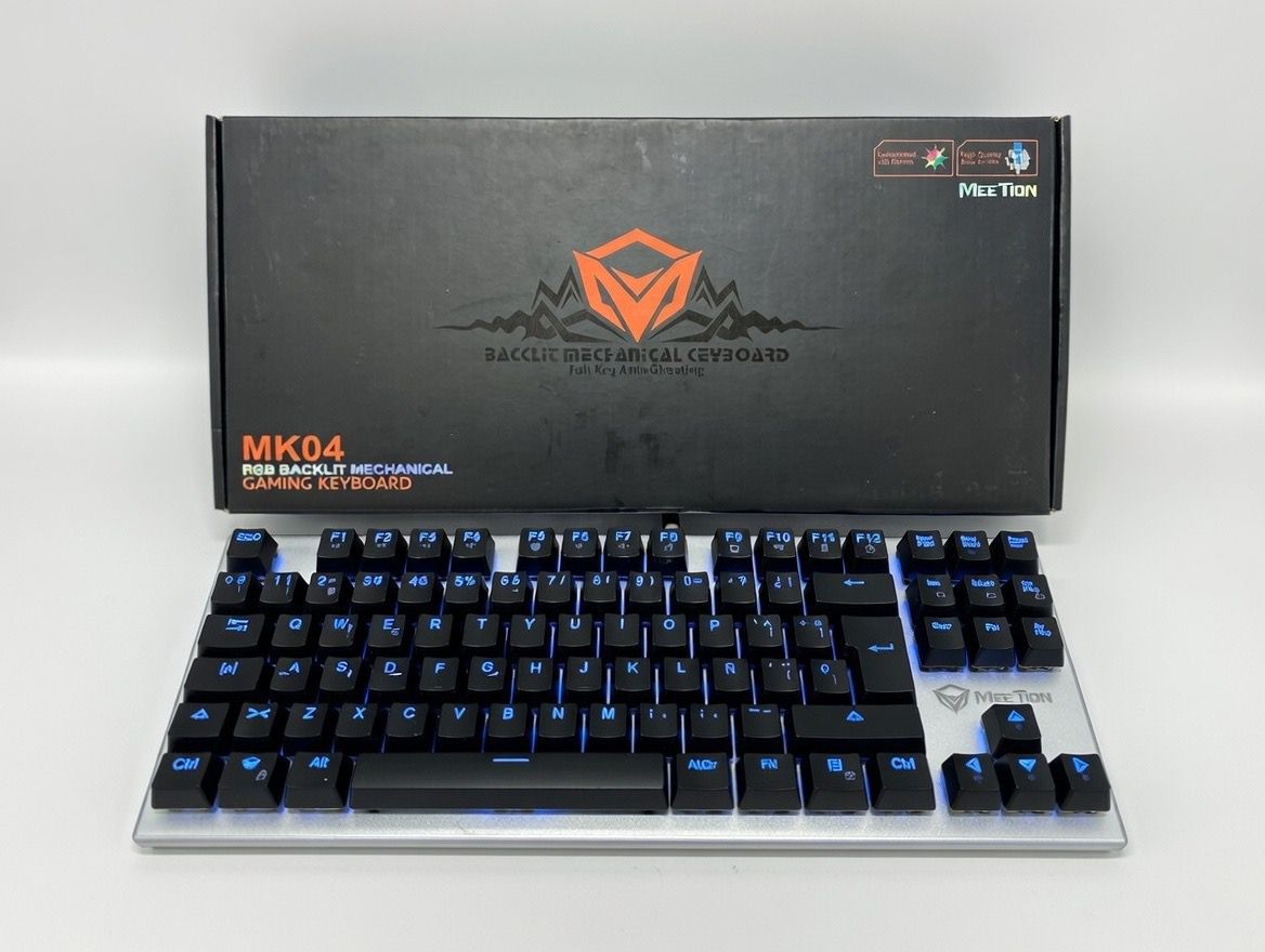 TECLADO MECANICO DE ALUMINIO RGB RAINBOW MEETION -