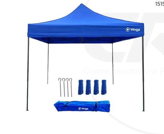 GAZEBO WAGGS 3X3 SIN PAREDES