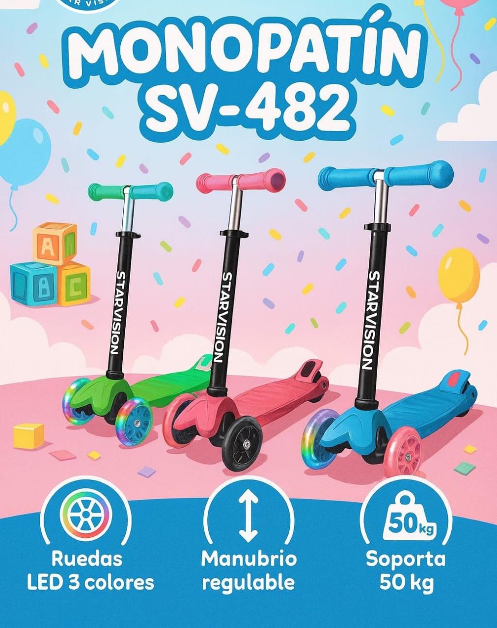 MONOPATIN STARVISION BRILLOSO