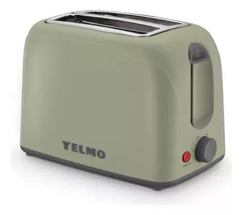 TOSTADORA YELMO 700W DOBLE BOCA VERDE