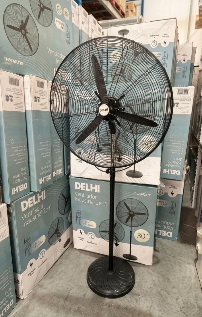 VENTILADOR INDUSTRIAL DELHIP 30" 2 EN 1