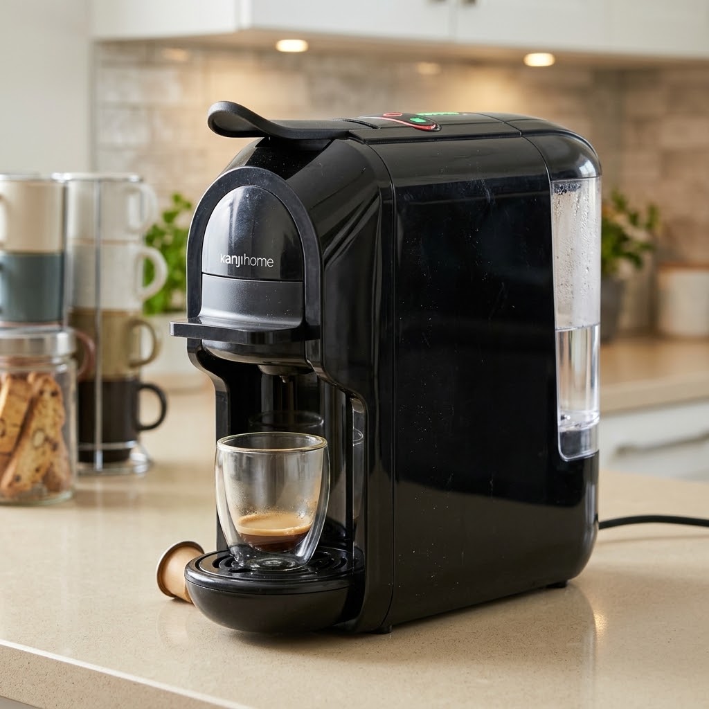 CAFETERA MULTICAPSULA KANJIHOME BLACK