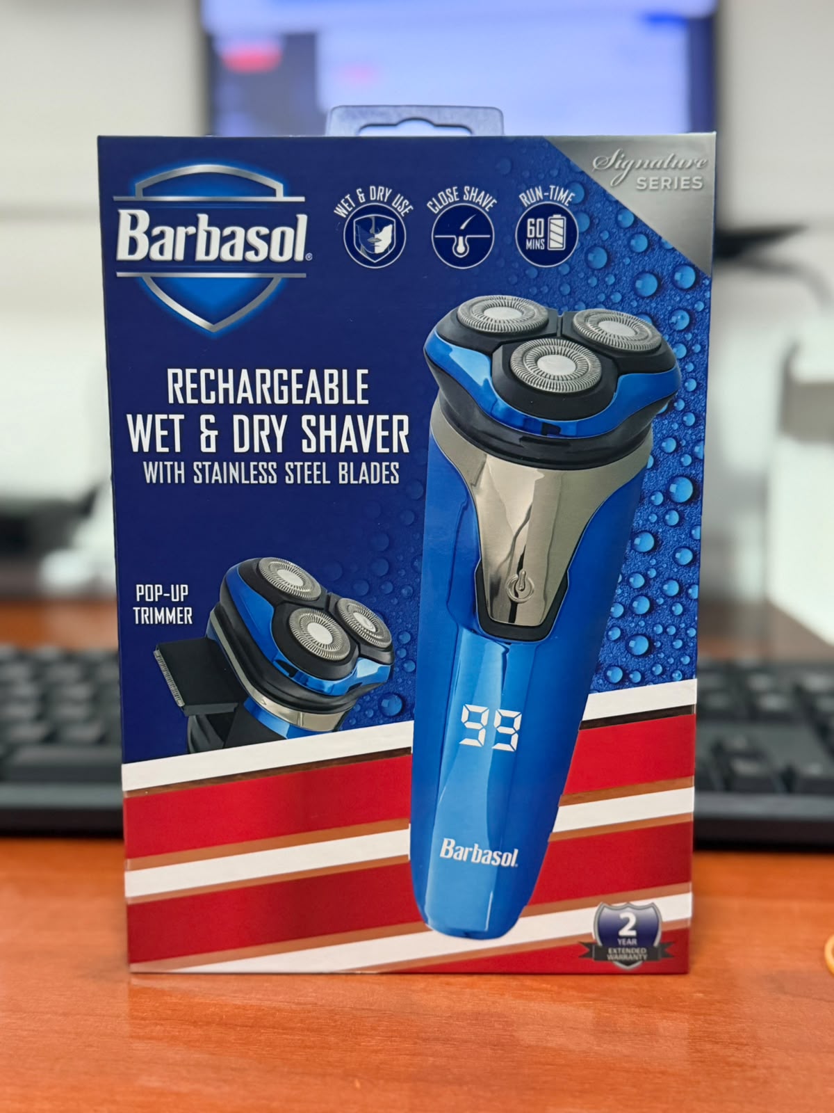 AFEITADORA BARBASOL SHAVER WET & DRY