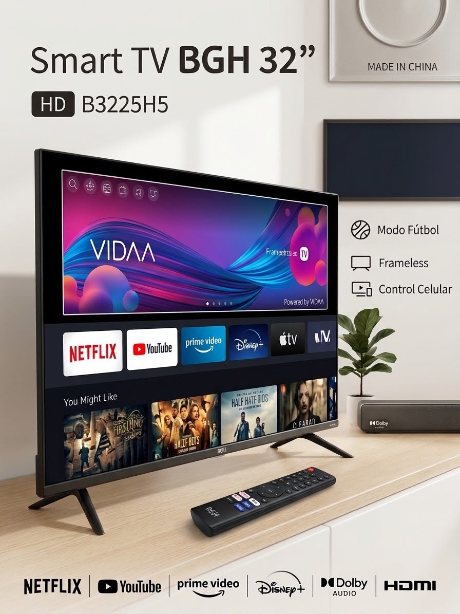 SMART TV BGH 32 VIDAA